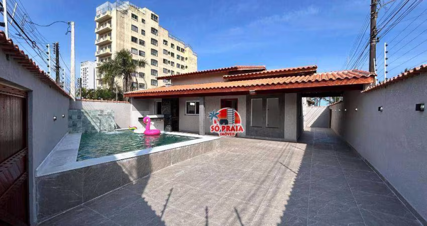 Casa com 3 dormitórios à venda, 96 m² por R$ 720.000,00 - Vila Atlântica - Mongaguá/SP
