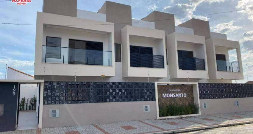 Sobrado com 2 dormitórios à venda, 73 m² por R$ 330.700,00 - Vera Cruz - Mongaguá/SP