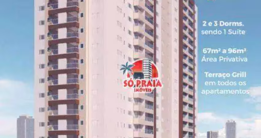 Apartamento à venda, 96 m² por R$ 535.000,00 - Jardim Praia Grande - Mongaguá/SP
