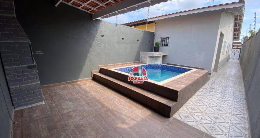 Casa com 2 dormitórios à venda, 61 m² por R$ 279.900 - Balneário Jussara - Mongaguá/SP