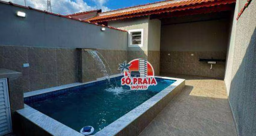 Casa com 3 dormitórios à venda, 104 m² por R$ 530.000,00 - Oceanópolis - Mongaguá/SP