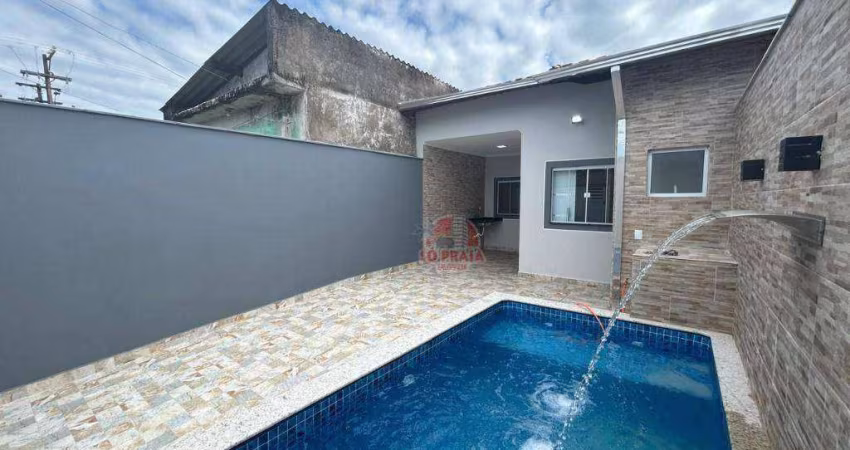 Casa com 2 dormitórios à venda, 89 m² por R$ 360.000 - Balneário Regina Maria - Mongaguá/SP