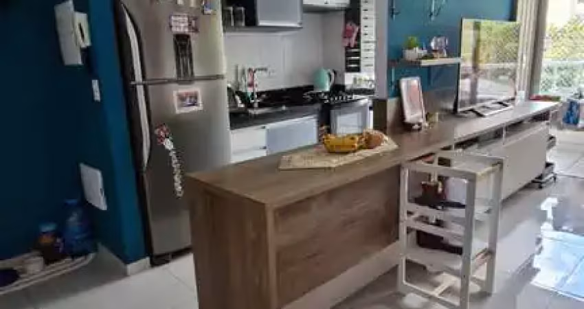 Apto pronto para morar no Bellart, 2 dorms, terraço grill com fechamento de vidro e 1 vaga coberta.
