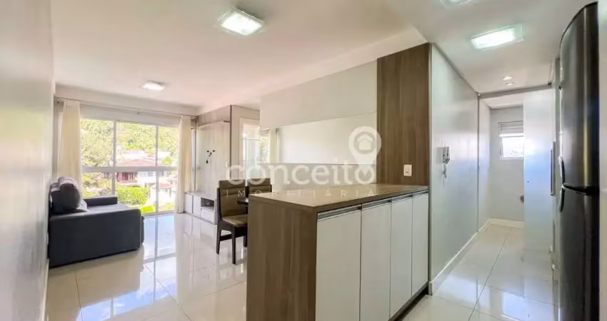 Apartamento mobiliado com 2 dormitórios na itoupava seca!
