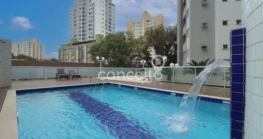 Apartamento semimobiliado com 2 dormitórios no victor konder!