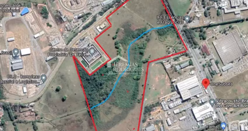 Área industrial à venda no bairro distrito industrial una em taubaté/sp