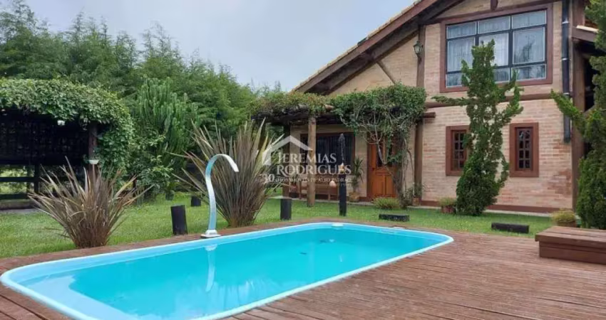 Chácara com 4 dormitórios, 268 m² - mandú - pindamonhangaba/sp.