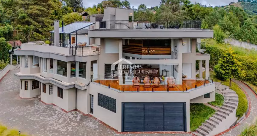 Casa à venda com 5 dormitórios no bairro vila chantal em campos do jordão/sp