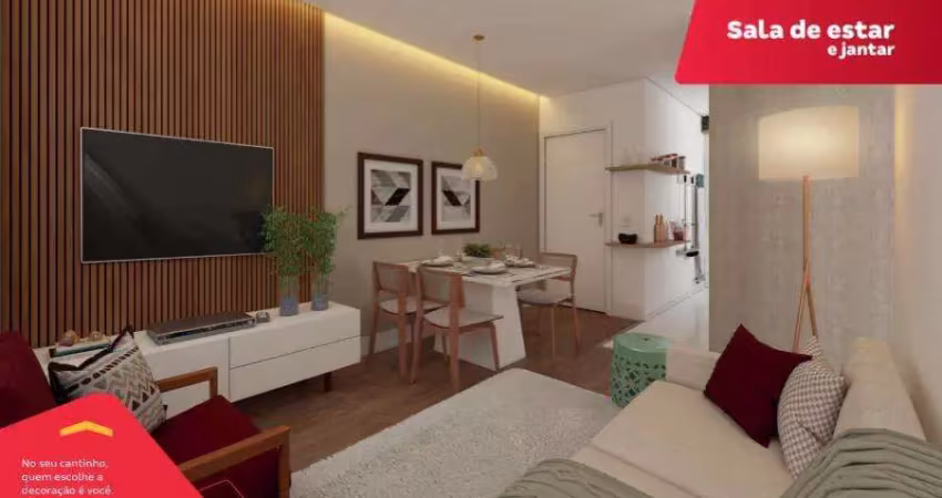 APARTAMENTO 2/4 banheiro, 1 sala, construído no ano de 2024. ÁREA VERDE, BRINQUEDOTECA, CHURRASQUEIRA, FITNESS AO AR LIVRE, PORTÃO ELETRÔNICO, PORTARIA 24 HS, QUADRA POLIESPORTIVA,