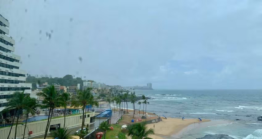 QUARTO E SALA EM  ONDINA FRENTE E VISTA MAR. ESPETACULAR