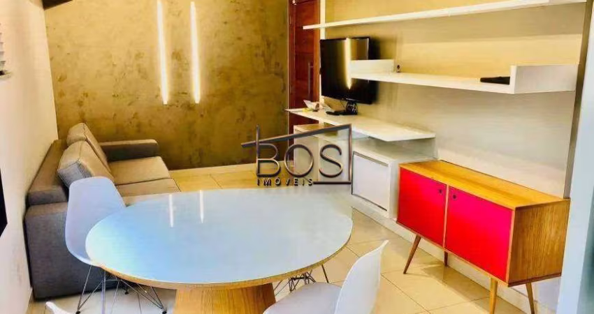 ALUGUEL APARTAMENTO MOBILIADO - 02 QUARTOS 66,00 M2 - BAIRRO: SANTO ANTONIO