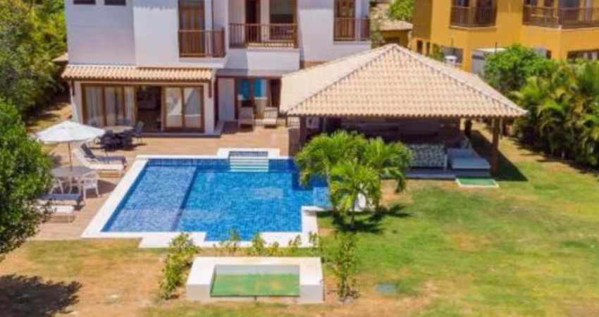 linda casa em costa de Sauípe em quintas de Sauípe portaria fechada frente lagoa
