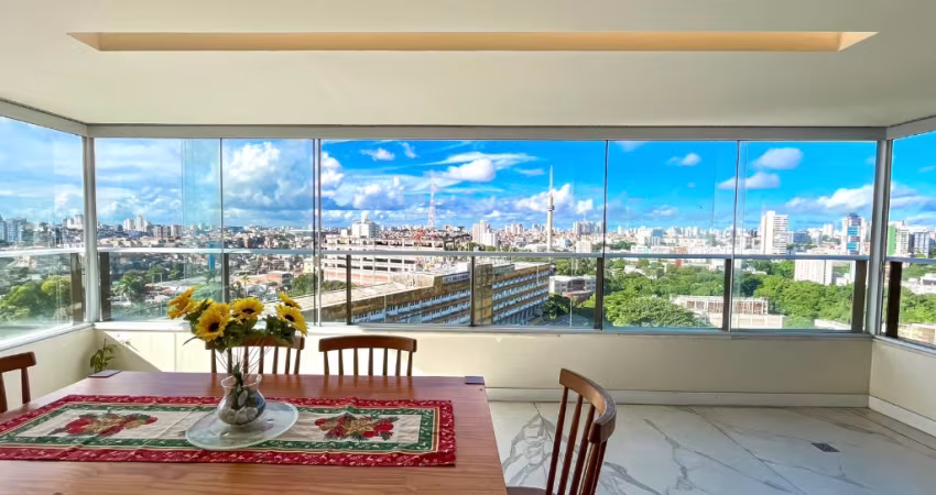 Apartamento 3 Suítes no São Lázaro nascente andar alto dependência 03 vagas