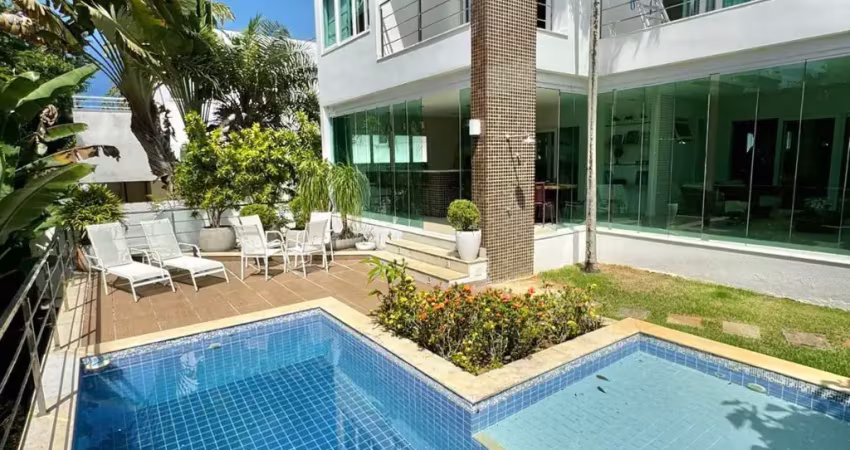 Casa com 4 suítes em alphaville salvador 1piscina espaço gourmet reformada