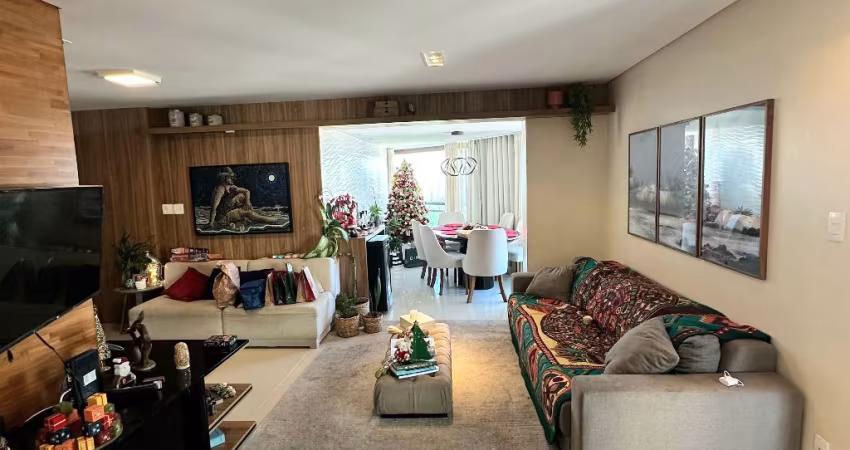Apartamento a venda em patamares com 3 suites vista mar e mobiliado