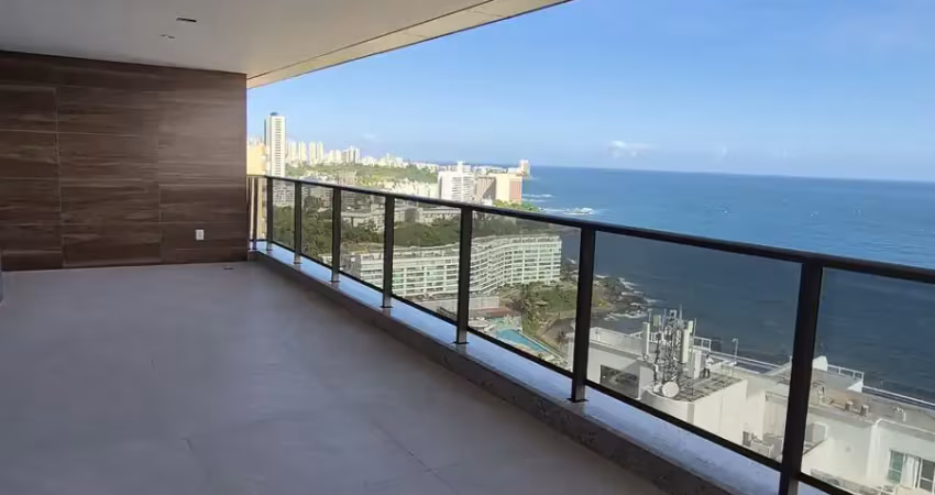 Apartamento a venda na barra com 4 suites vista mar no morro ipiranga residence
