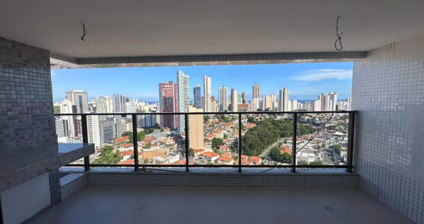 Apartamento a venda no caminho das árvores com 3 suites vista mar nascente no le quartier