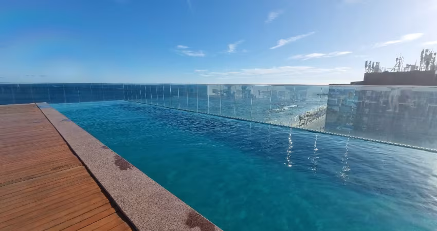 Apartamento a venda no expresso 2222 na barra quarto e sala mobiliado com varanda