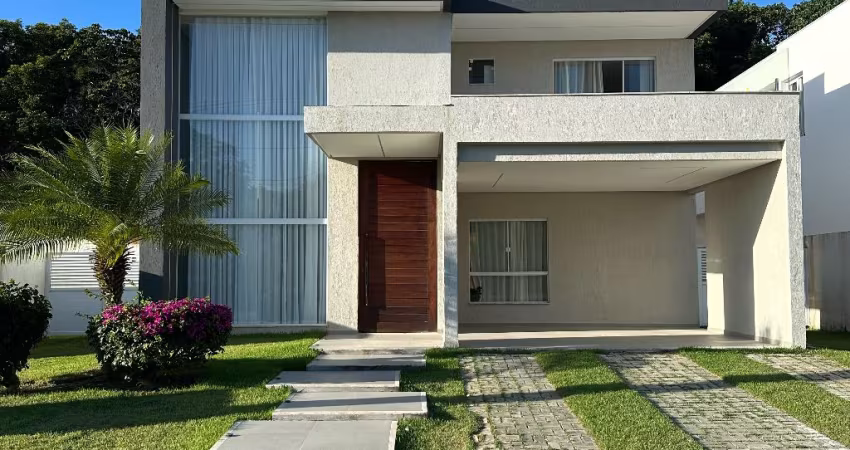 Casa a venda em alphaville litoral norte 3 com 4 quartos nova piscina e área gourmet