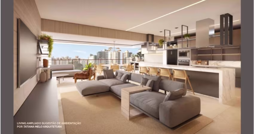 Lançamento a venda no horto florestal com 4 suites varanda gourmet e 3 vagas no quartier horto