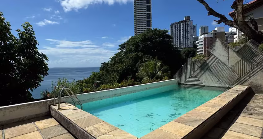 Casa a venda na ladeira da barra com 4 suites piscina e vista mar