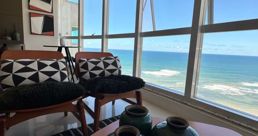 Cobertura a venda no pituba privilege com 2 suites mobiliada e vista mar