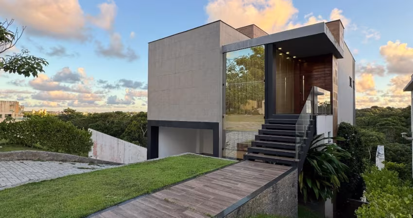 Casa a venda em alphaville litoral norte 2 com 3 quartos e mobiliada