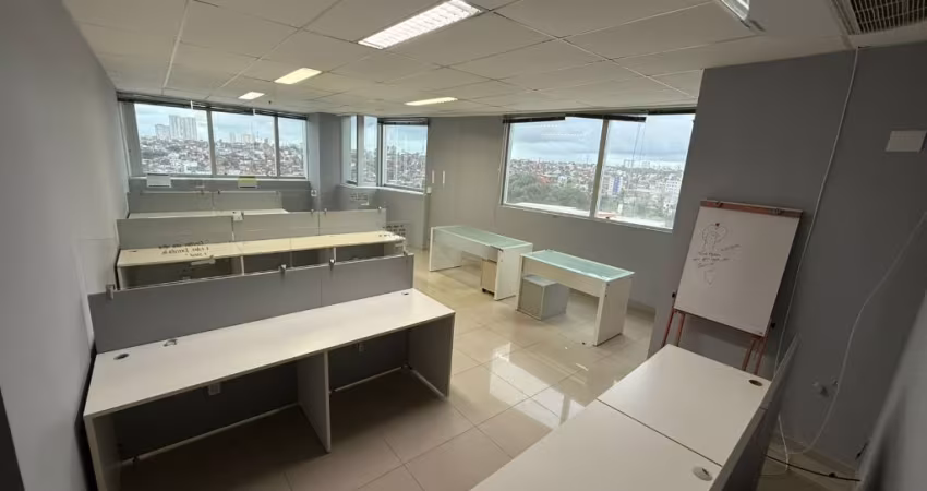 Sala comercial a venda no caminho das árvores no salvador business com 3 vagas