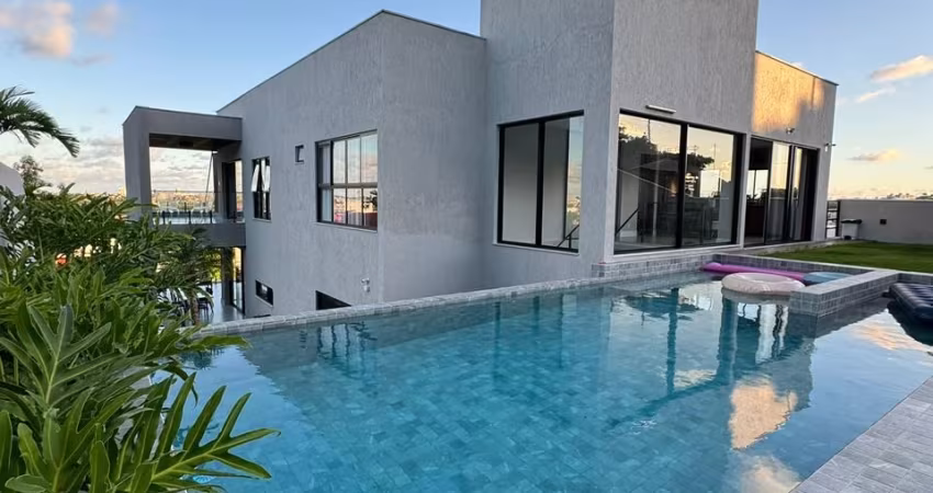 Casa a venda em alphaville 2 com 5 suites piscina e área gourmet