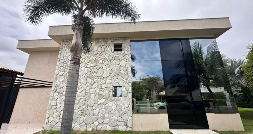 Casa a venda no condominio busca vida com 4 suites piscina e área gourmet