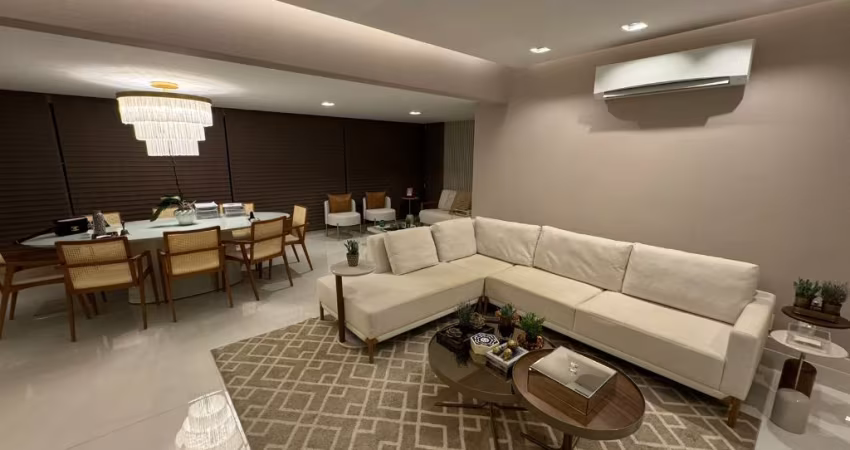 Apartamento para locação na pituba com 2 suites mobiliado e nascente
