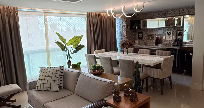Apartamento a venda no caminho das árvores com 4 quartos mobiliado e varanda gourmet
