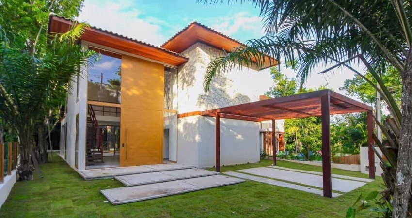 Casa a venda em praia do forte com 4 quartos piscina e área gourmet