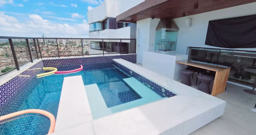 Cobertura a venda no horto florestal com 4 quartos piscina área gourmet e nascente