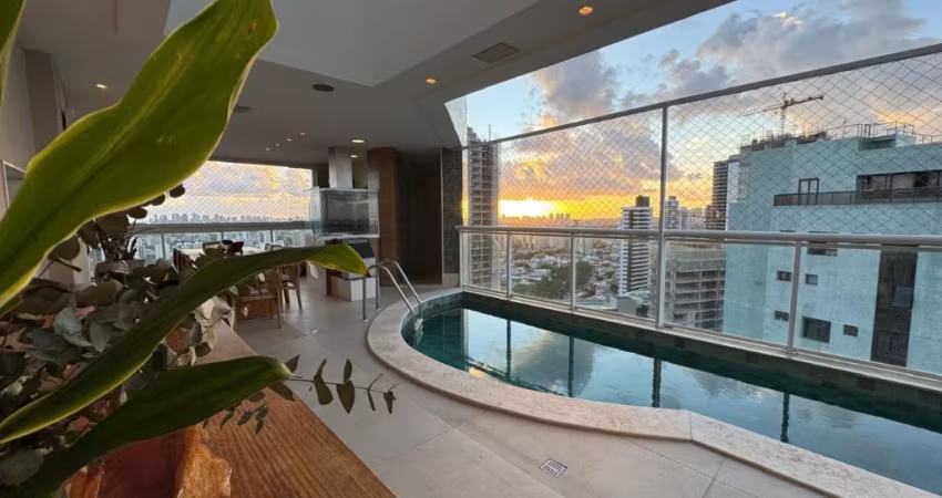 Cobertura a venda no loteamento aquarius com 3 suites piscina e área gourmet