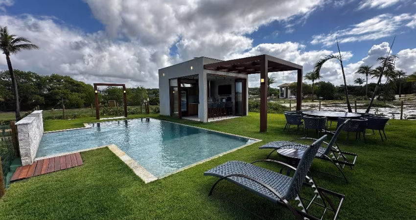 Casa a venda em costa do sauipe com 5 quartos mobiliado de alto padrao