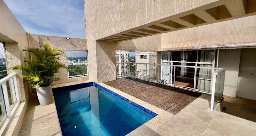 Cobertura a venda no platno greenville com 3 quartos piscina e área gourmet em patamares