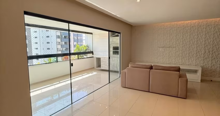 Apartamento a venda no itaigara com 3 suites nascente e varanda gourmet com 3 vagas soltas