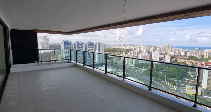Apartamento a venda no caminho das árvores com 4 suites andar alto no belvedere hill