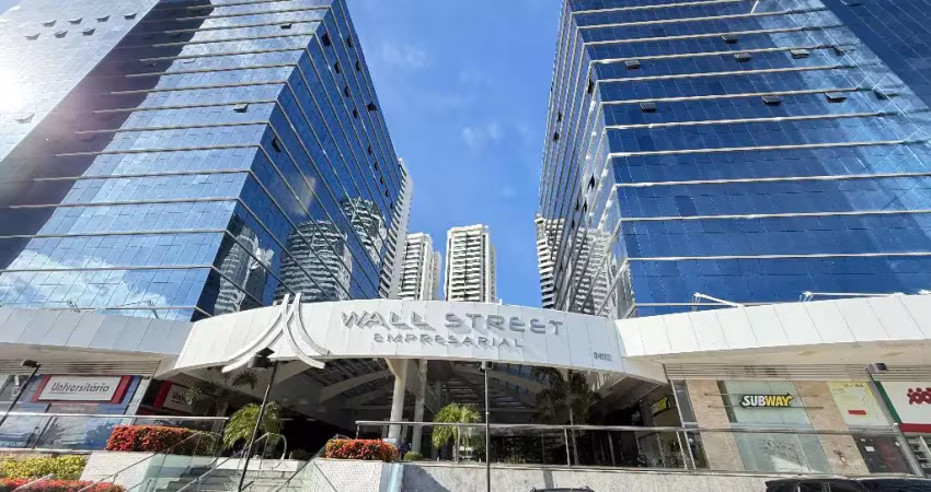 Sala comercial a venda no wall street na paralela com 1 vaga e climatizada