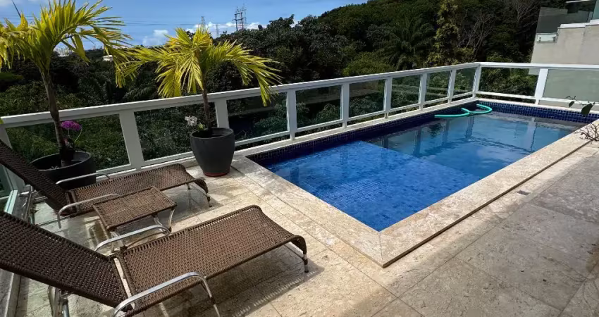 Casa a venda em alphaville 2 salvador com 5 suites mobiliada piscina e área gourmet