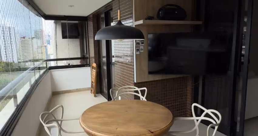 Apartamento a venda na pituba com 3 quartos nascente e varanda gourmet no gran ville