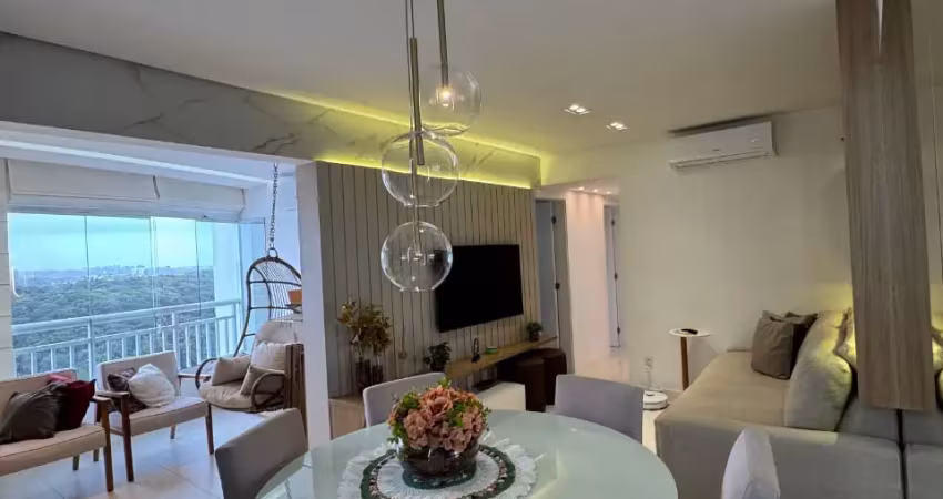 Apartamento a venda no imbui com 3 quartos mobiliado no único residencial