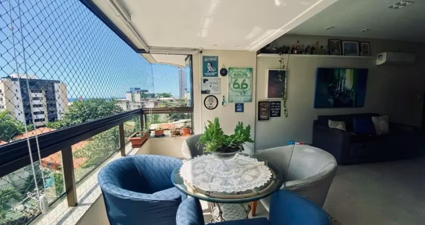 Apartamento a venda na pituba com 2 suites mobiliado nascente no parque dos coqueiros