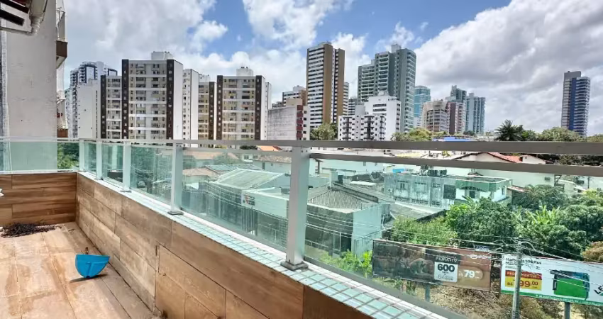 Apartamento a venda no caminho das árvores com 2 quartos nascente e varanda gourmet