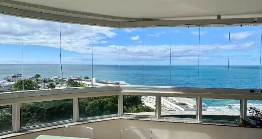 Apartamento a venda no morro do gato na barra com 4 quartos e vista mar