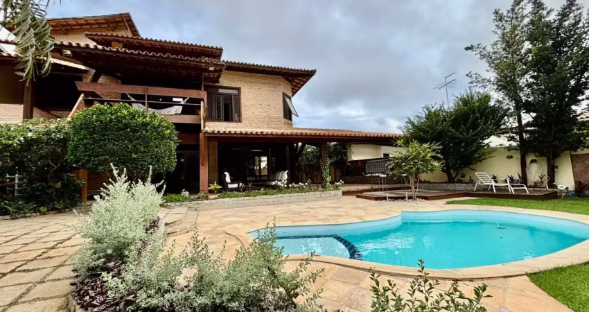 Casa a venda em piatã com 4 suites piscina e área gourmet no aguas de jaguaribe