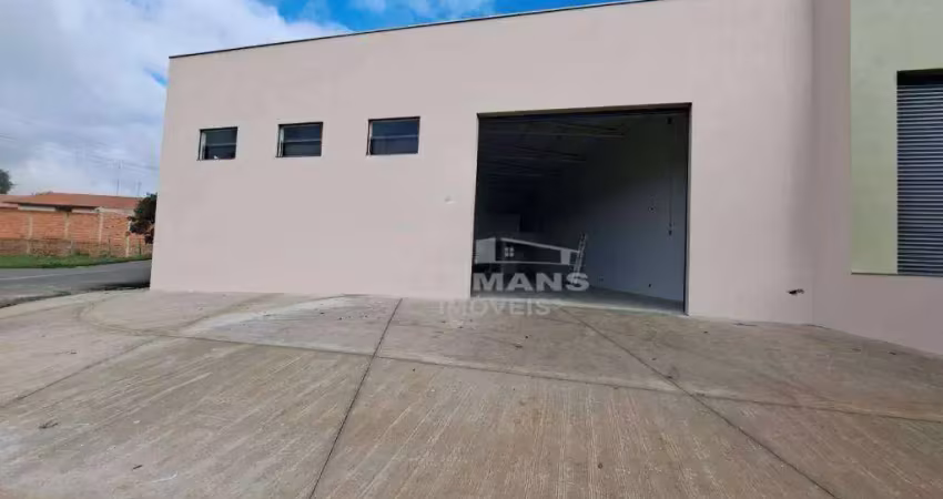 Barracão para alugar, 295 m² por r$ 4.500/mês - jardim brasil - piracicaba/sp