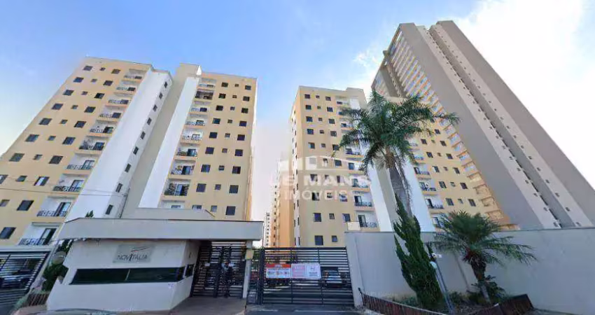 Apartamento para alugar no condomínio novitalia residence, 3 quartos, 1 suíte, 2 vagas, no bairro jardim elite em piracicaba - sp