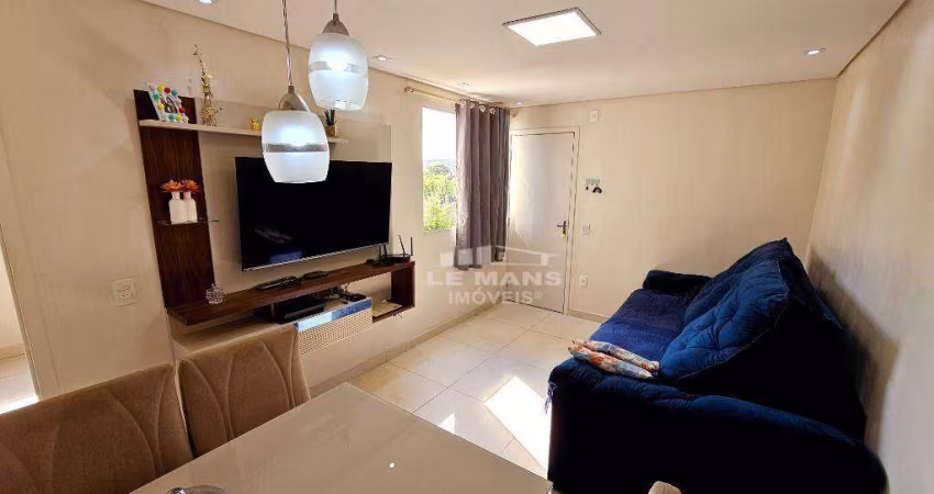 Apartamento a venda no Condomínio Parque Ville, 2 quartos, 1 vaga, no bairro Jardim Nova Suiça em Piracicaba - SP